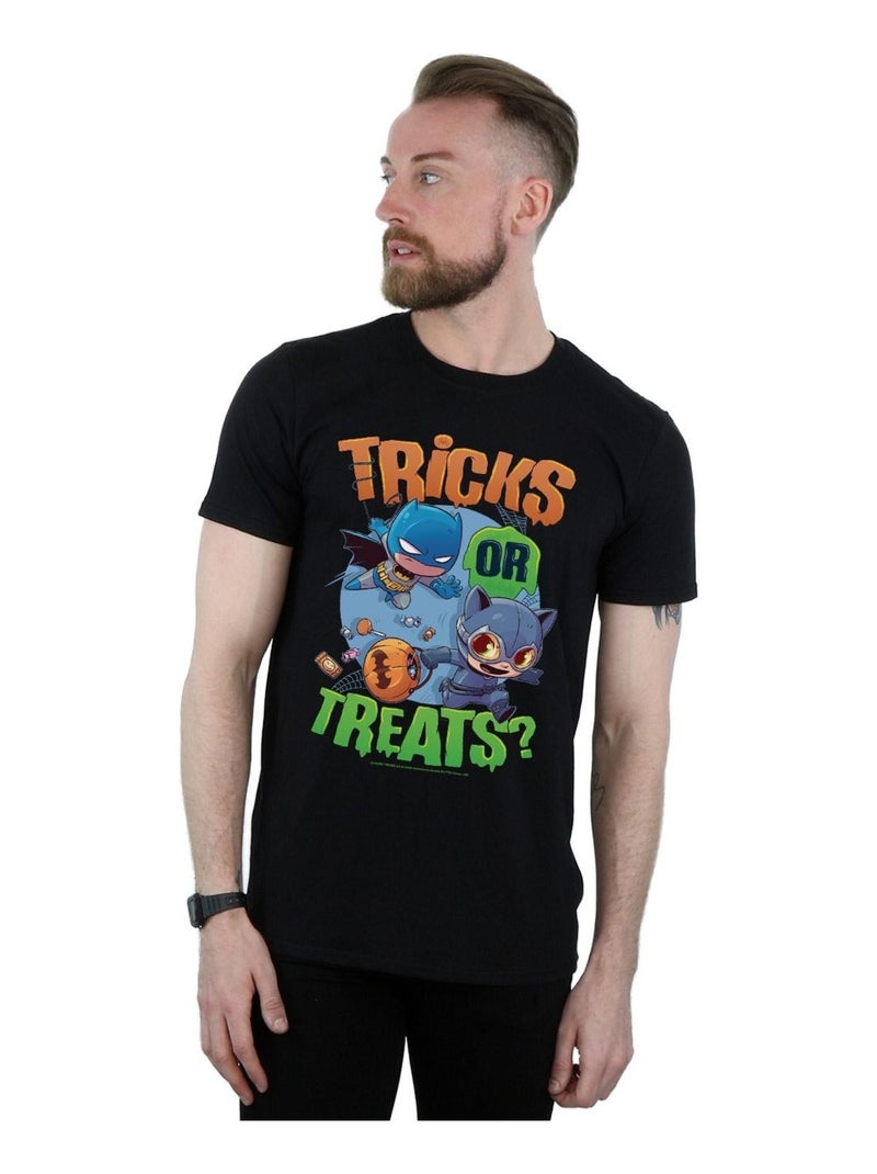 DC Comics - T-shirt SUPER FRIENDS TRICKS OR TREATS Noir - Kiabi