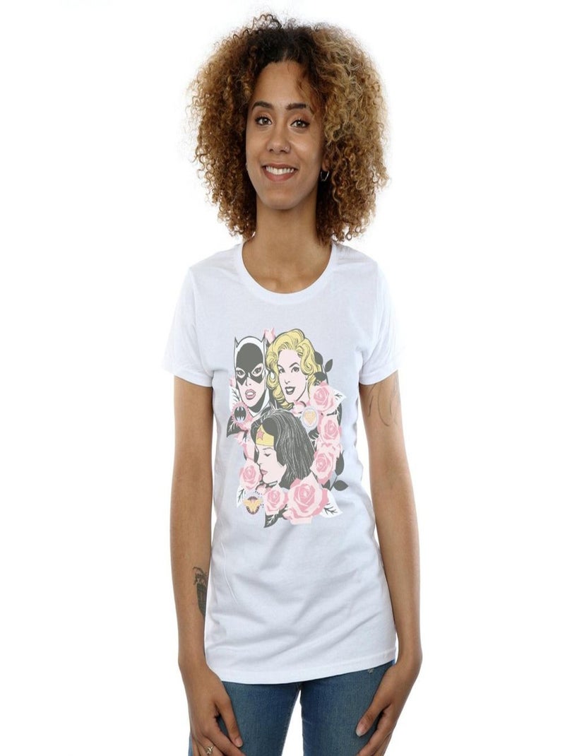 DC Comics - T-shirt SUPER POWERS Blanc - Kiabi