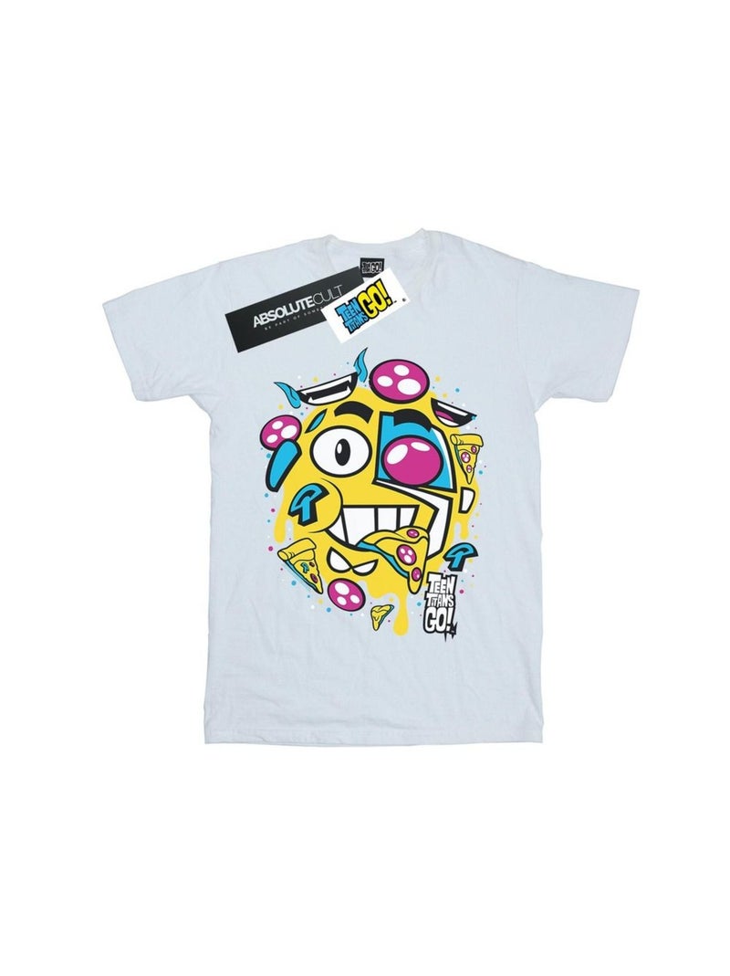 DC Comics - T-shirt TEEN TITANS GO Blanc - Kiabi