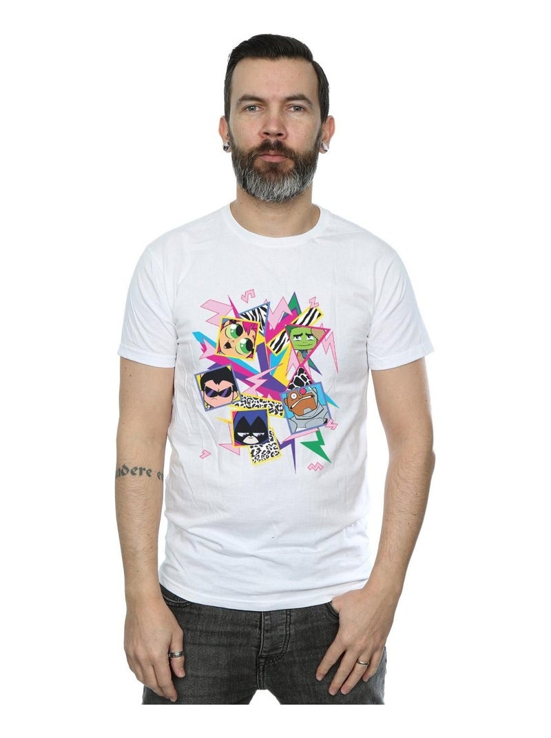 DC Comics - T-shirt TEEN TITANS GO Blanc - Kiabi