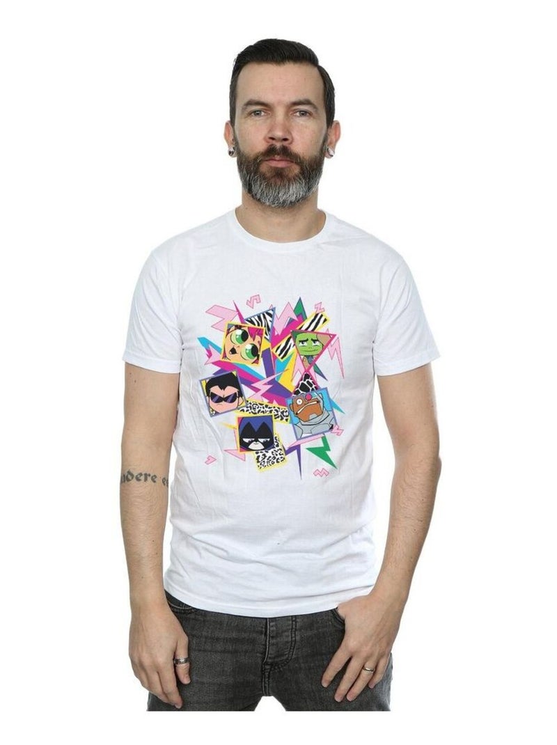 DC Comics - T-shirt Teen Titans Go! Blanc - Kiabi