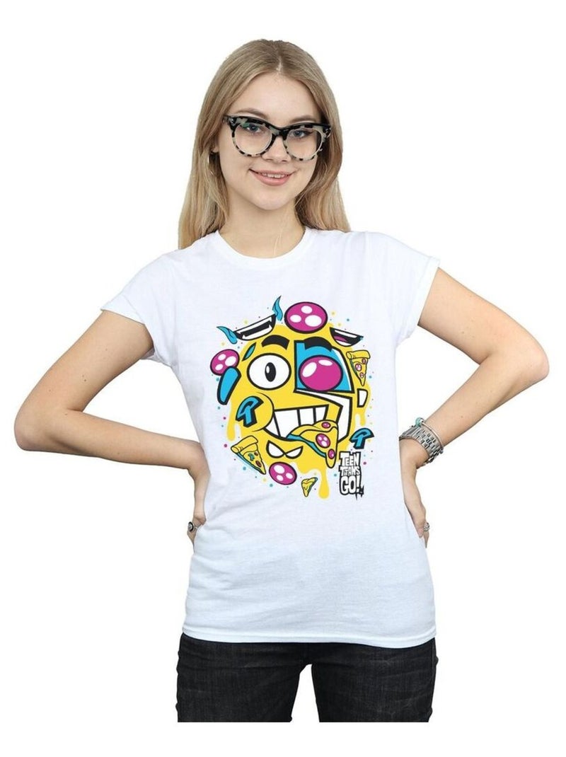 DC Comics - T-shirt TEEN TITANS GO Blanc - Kiabi