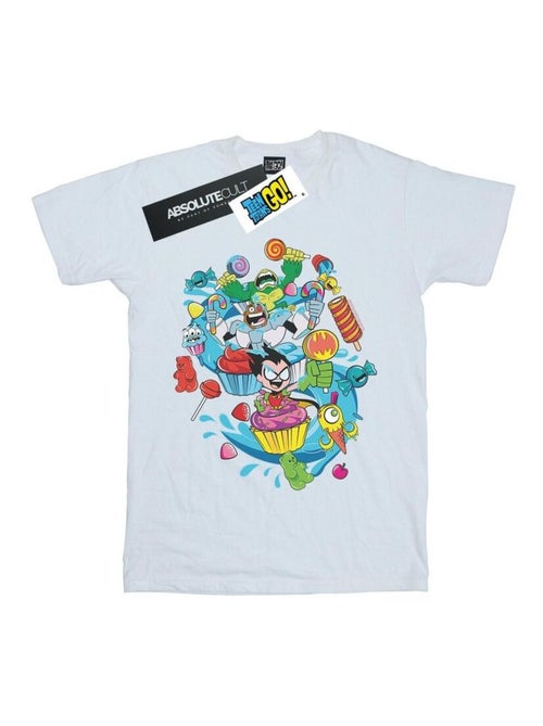 DC Comics - T-shirt TEEN TITANS GO CANDY MANIA - Kiabi