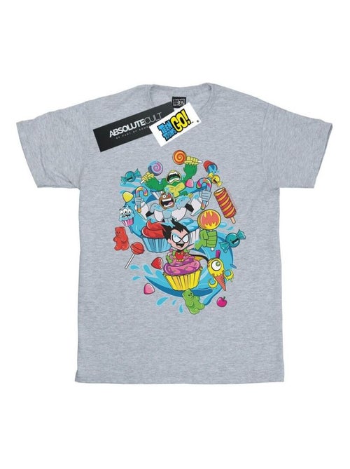DC Comics - T-shirt TEEN TITANS GO CANDY MANIA - Kiabi DC Comics - T-shirt TEEN TITANS GO CANDY MANIA - Kiabi