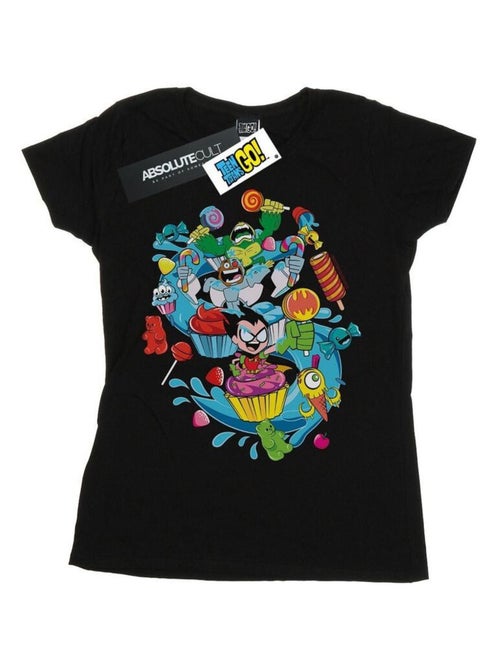 DC Comics - T-shirt TEEN TITANS GO CANDY MANIA - Kiabi DC Comics - T-shirt TEEN TITANS GO CANDY MANIA - Kiabi