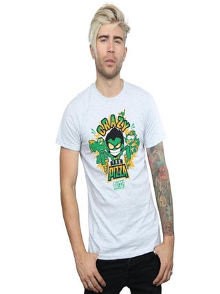 DC Comics - T-shirt TEEN TITANS GO CRAZY FOR PIZZA