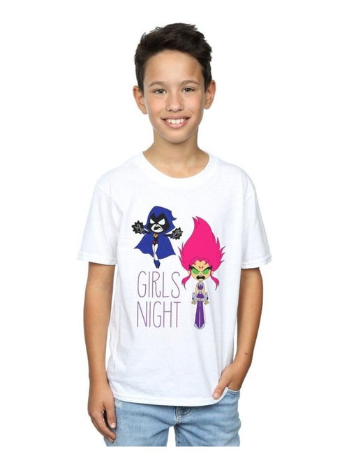 DC Comics - T-shirt TEEN TITANS GO GIRLS NIGHT - Kiabi