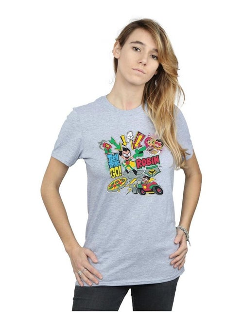 DC Comics - T-shirt TEEN TITANS GO - Kiabi