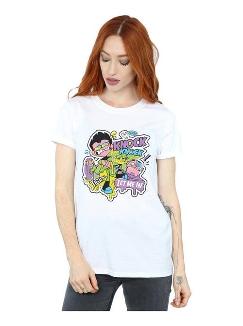 DC Comics - T-shirt TEEN TITANS GO KNOCK KNOCK - Kiabi
