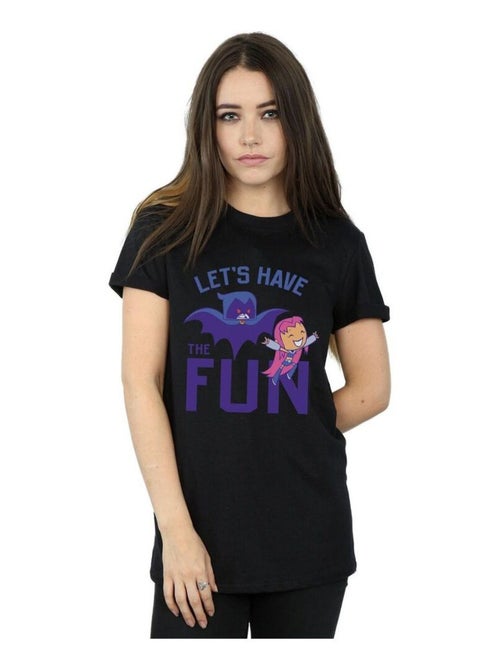 DC Comics - T-shirt TEEN TITANS GO LET'S HAVE THE FUN - Kiabi