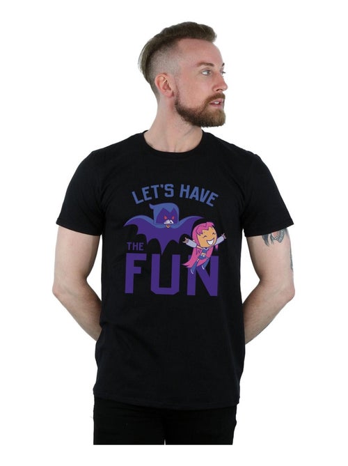 DC Comics - T-shirt TEEN TITANS GO LET'S HAVE THE FUN - Kiabi