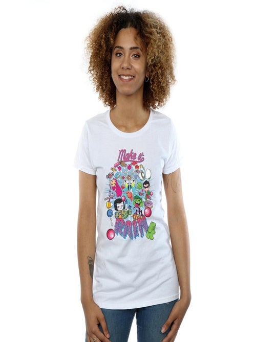 DC Comics - T-shirt TEEN TITANS GO MAKE IT RAIN - Kiabi