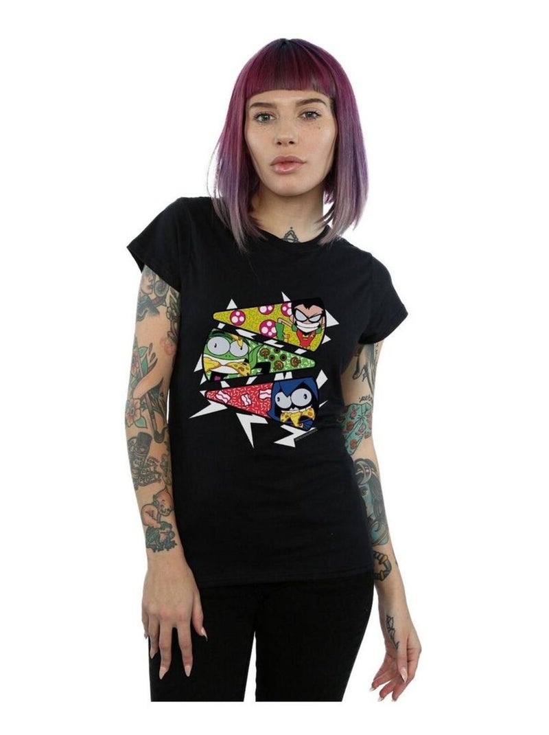 DC Comics - T-shirt TEEN TITANS GO Noir - Kiabi