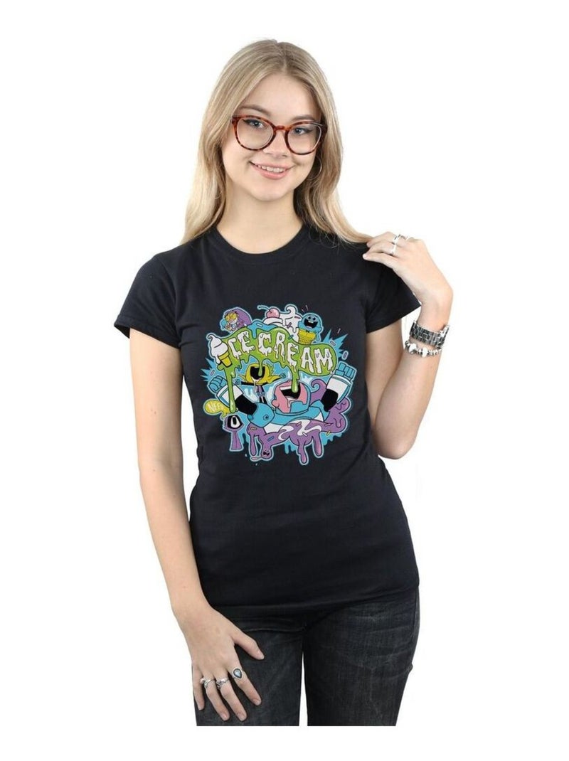 DC Comics - T-shirt TEEN TITANS GO Noir - Kiabi