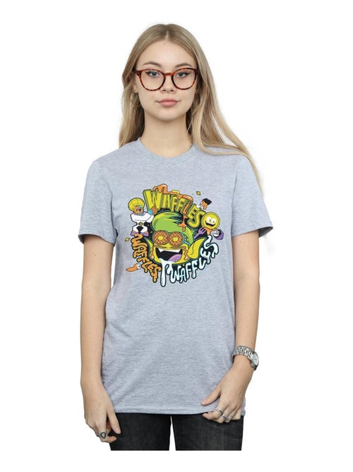 DC Comics - T-shirt TEEN TITANS GO WAFFLE MANIA - Kiabi