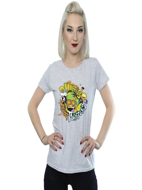 DC Comics - T-shirt TEEN TITANS GO WAFFLE MANIA - Kiabi