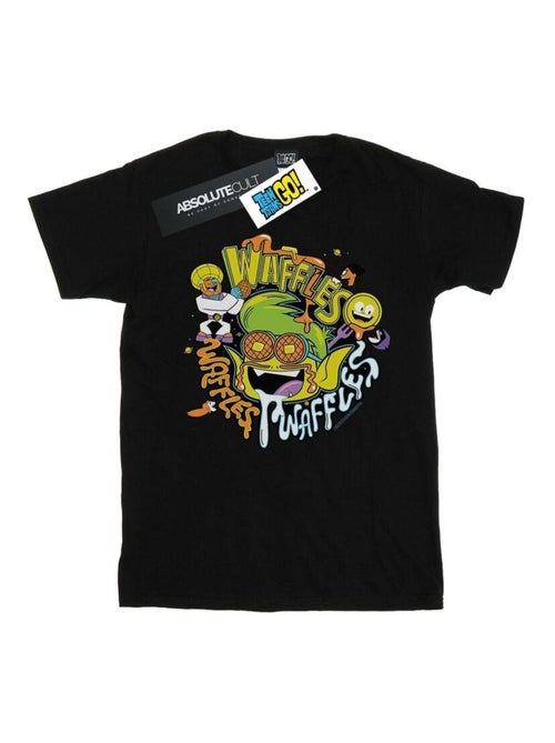 DC Comics - T-shirt TEEN TITANS GO WAFFLE MANIA - Kiabi