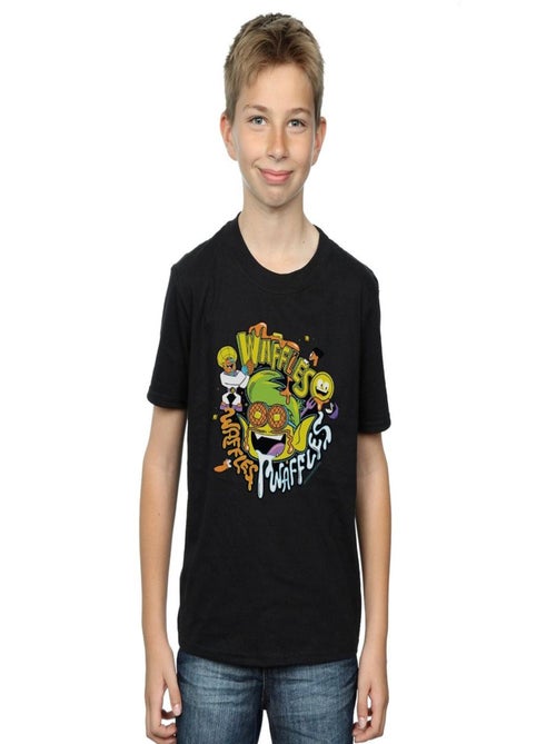 DC Comics - T-shirt TEEN TITANS GO WAFFLE MANIA - Kiabi