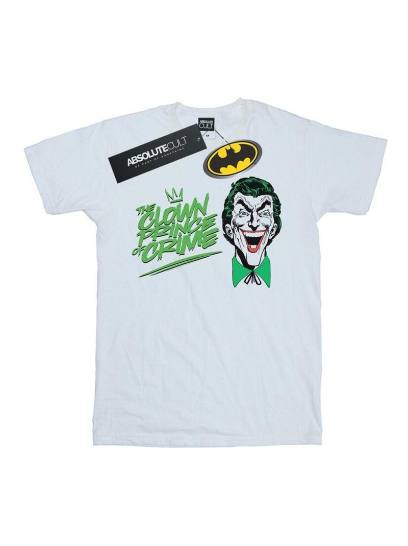 DC Comics - T-shirt THE CLOWN PRINCE OF CRIME Blanc - Kiabi