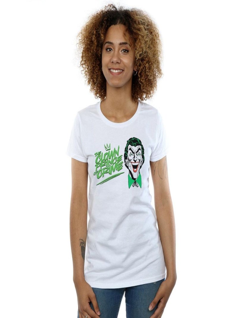 DC Comics - T-shirt THE CLOWN PRINCE OF CRIME Blanc - Kiabi