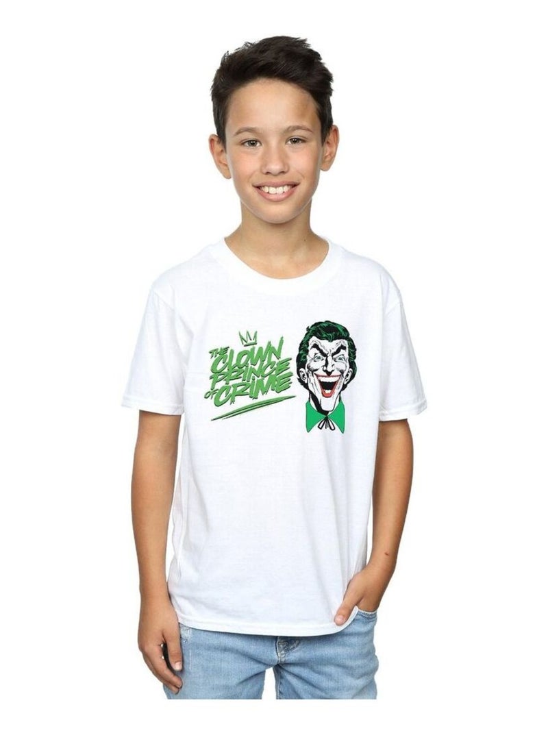 DC Comics - T-shirt THE CLOWN PRINCE OF CRIME Blanc - Kiabi