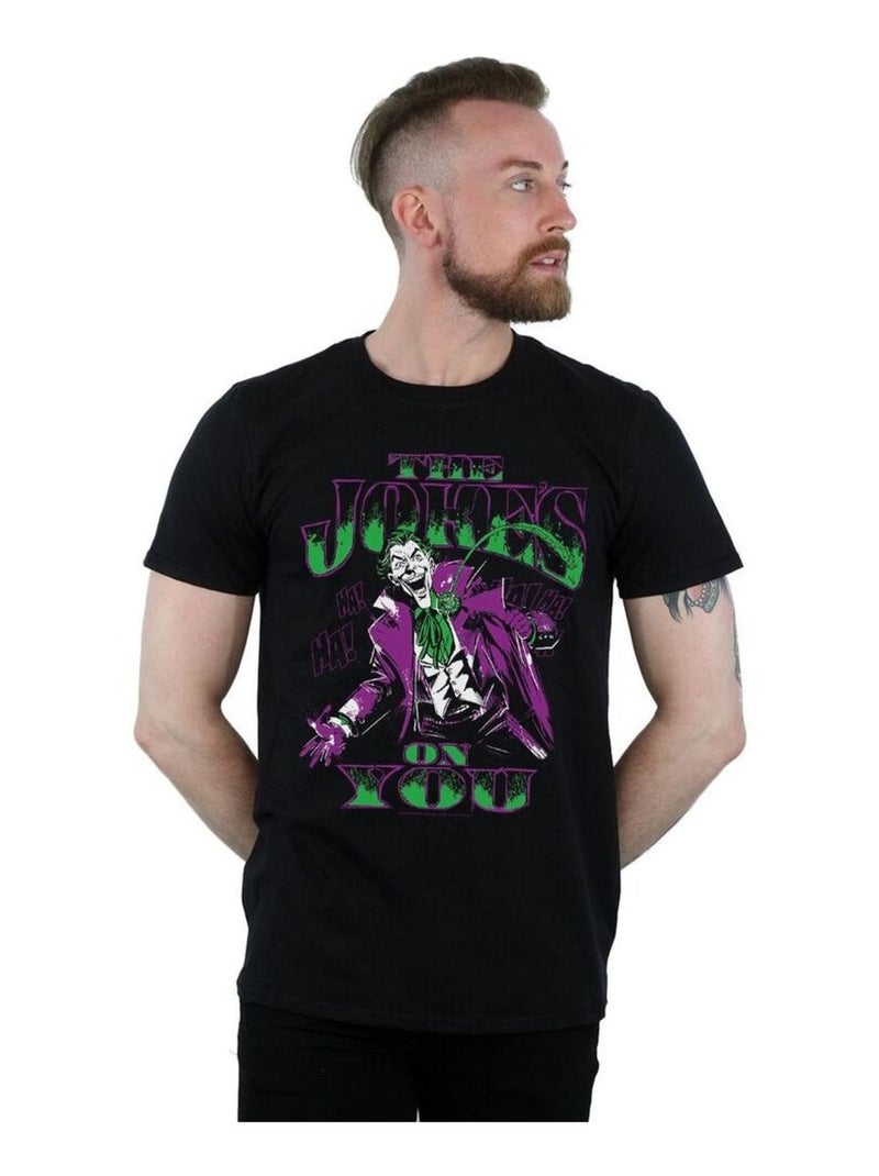 DC Comics - T-shirt THE JOKE'S ON YOU Noir - Kiabi