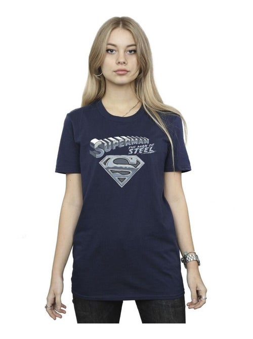 DC Comics - T-shirt THE MAN OF STEEL - Kiabi DC Comics - T-shirt THE MAN OF STEEL - Kiabi