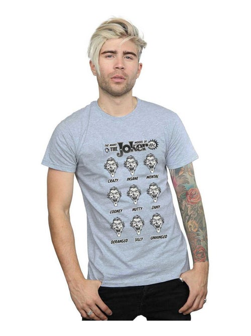 DC Comics - T-shirt THE MANY MOODS OF Joker - Kiabi