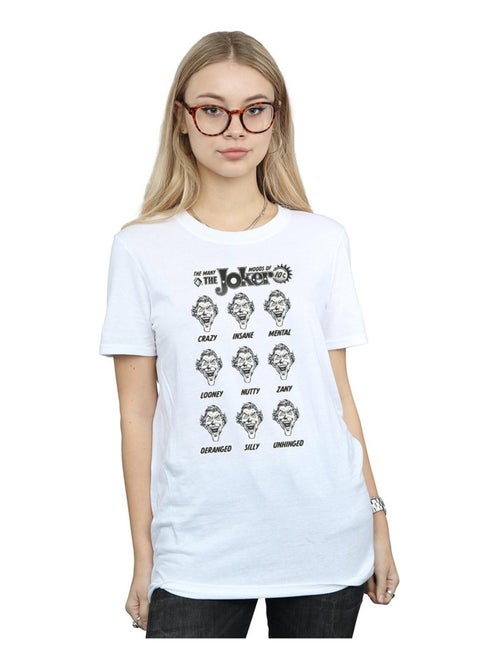 DC Comics - T-shirt THE MANY MOODS OF THE JOKER - Kiabi