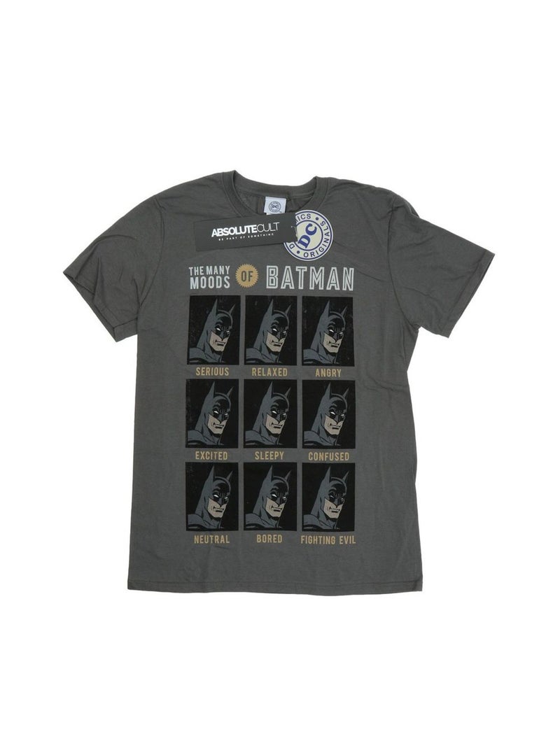 DC Comics - T-shirt THE MANY MOODS OF THE JOKER Gris Noir - Kiabi