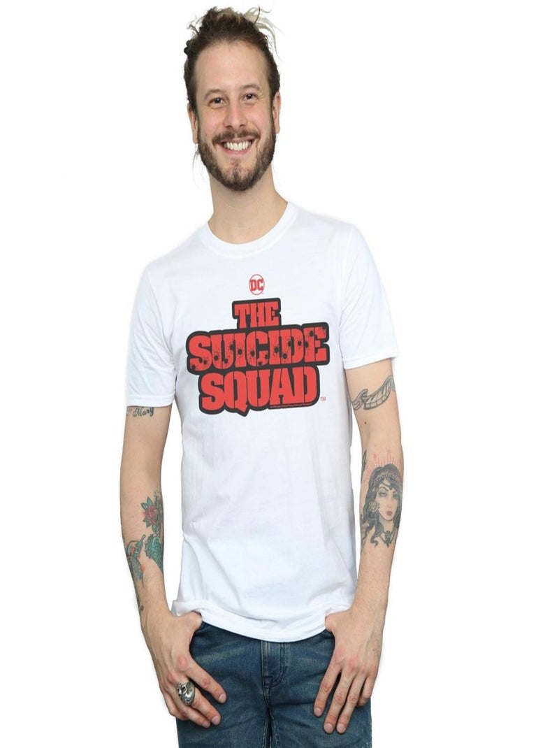 DC Comics - T-shirt THE SUICIDE SQUAD Blanc - Kiabi