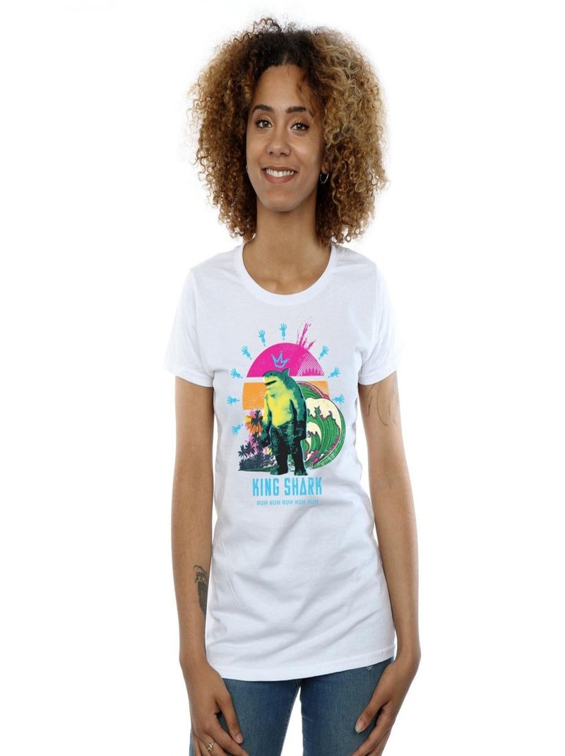 DC Comics - T-shirt THE SUICIDE SQUAD Blanc - Kiabi