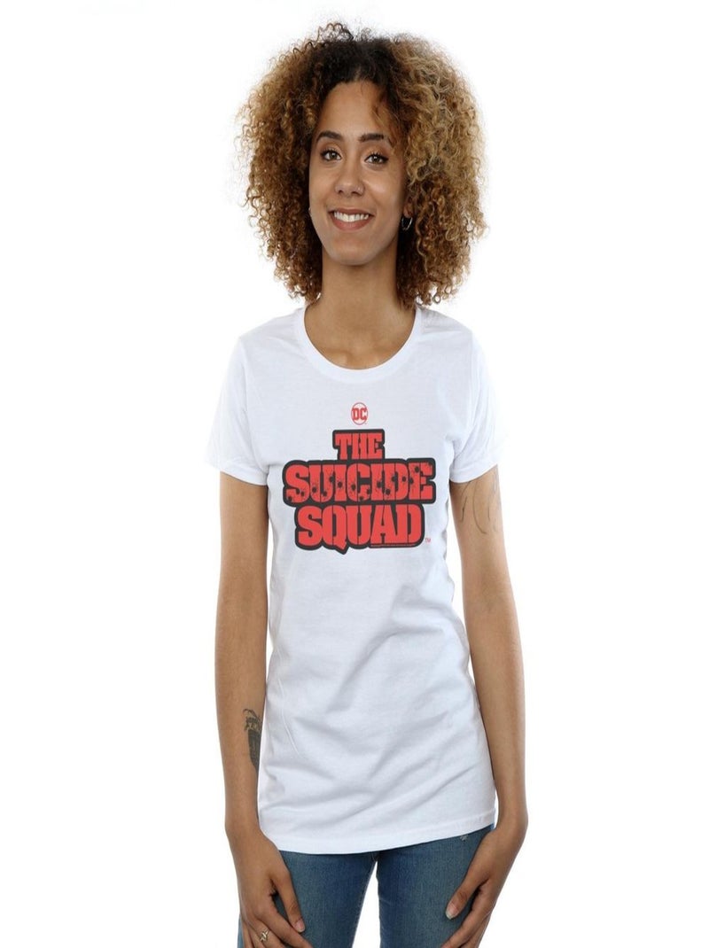 DC Comics - T-shirt THE SUICIDE SQUAD Blanc - Kiabi