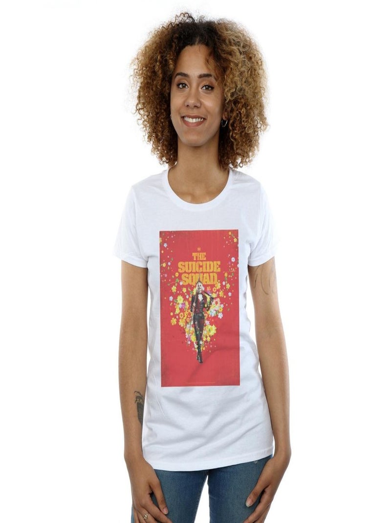 DC Comics - T-shirt THE SUICIDE SQUAD Blanc - Kiabi