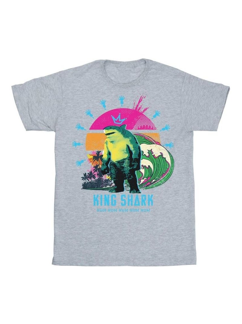 DC Comics - T-shirt THE SUICIDE SQUAD Gris chiné - Kiabi