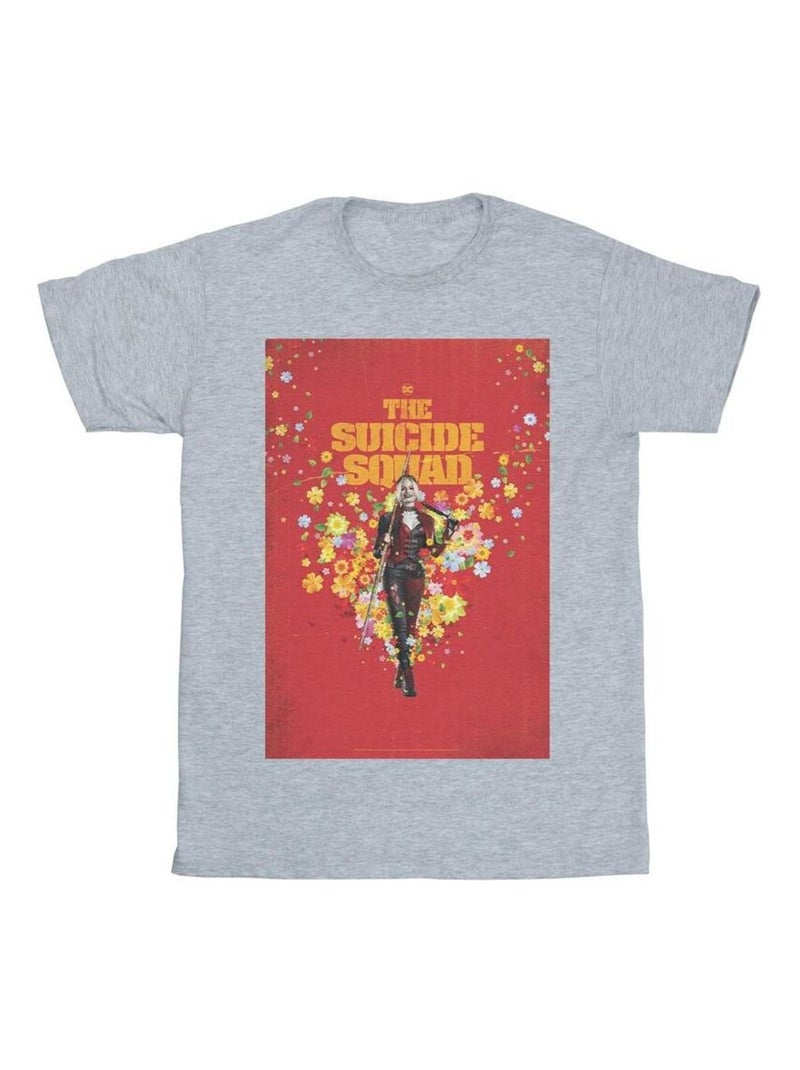 DC Comics - T-shirt THE SUICIDE SQUAD Gris chiné - Kiabi