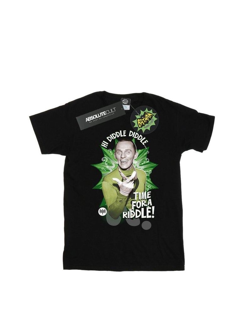 DC Comics - T-shirt TIME FOR A RIDDLE Noir - Kiabi