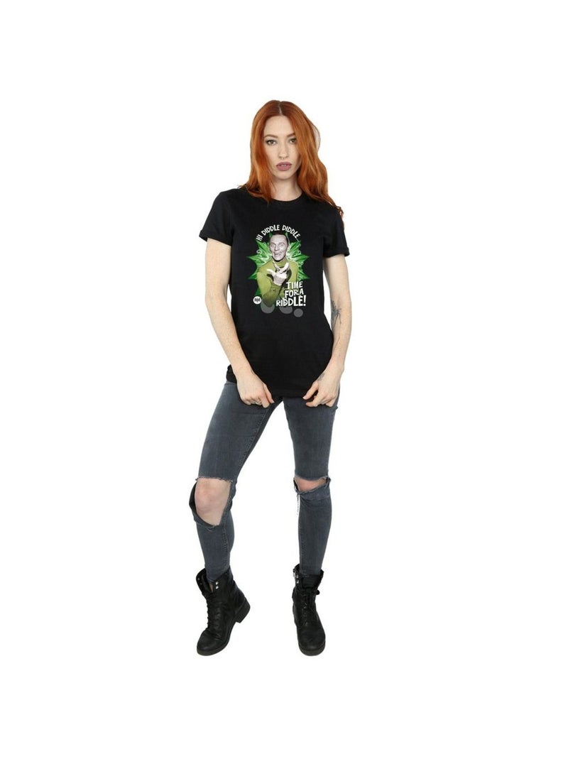 DC Comics - T-shirt TIME FOR A RIDDLE Noir - Kiabi