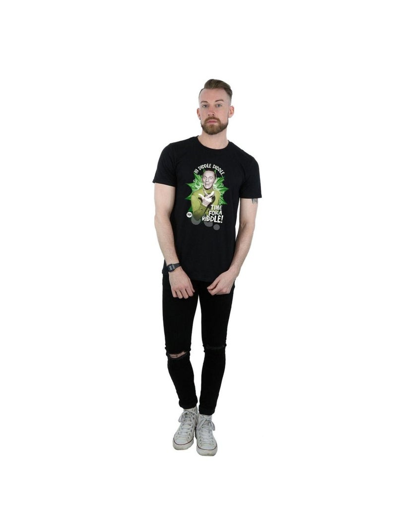 DC Comics - T-shirt TIME FOR A RIDDLE Noir - Kiabi