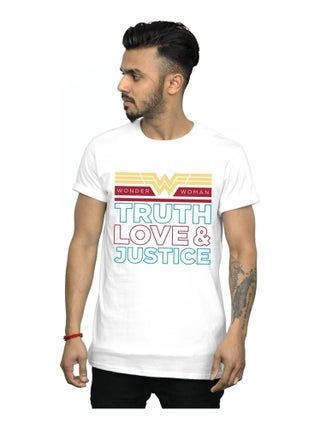 DC Comics - T-shirt TRUTH AND JUSTICE