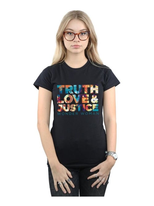 DC Comics - T-shirt TRUTH LOVE JUSTICE - Kiabi