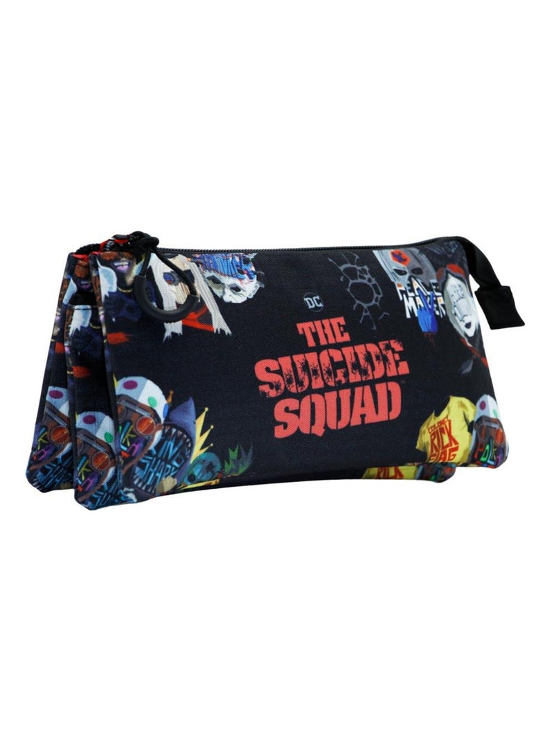 DC Comics Suicide Squad Taskforce Trousse Triple HS, Noir Noir - Kiabi