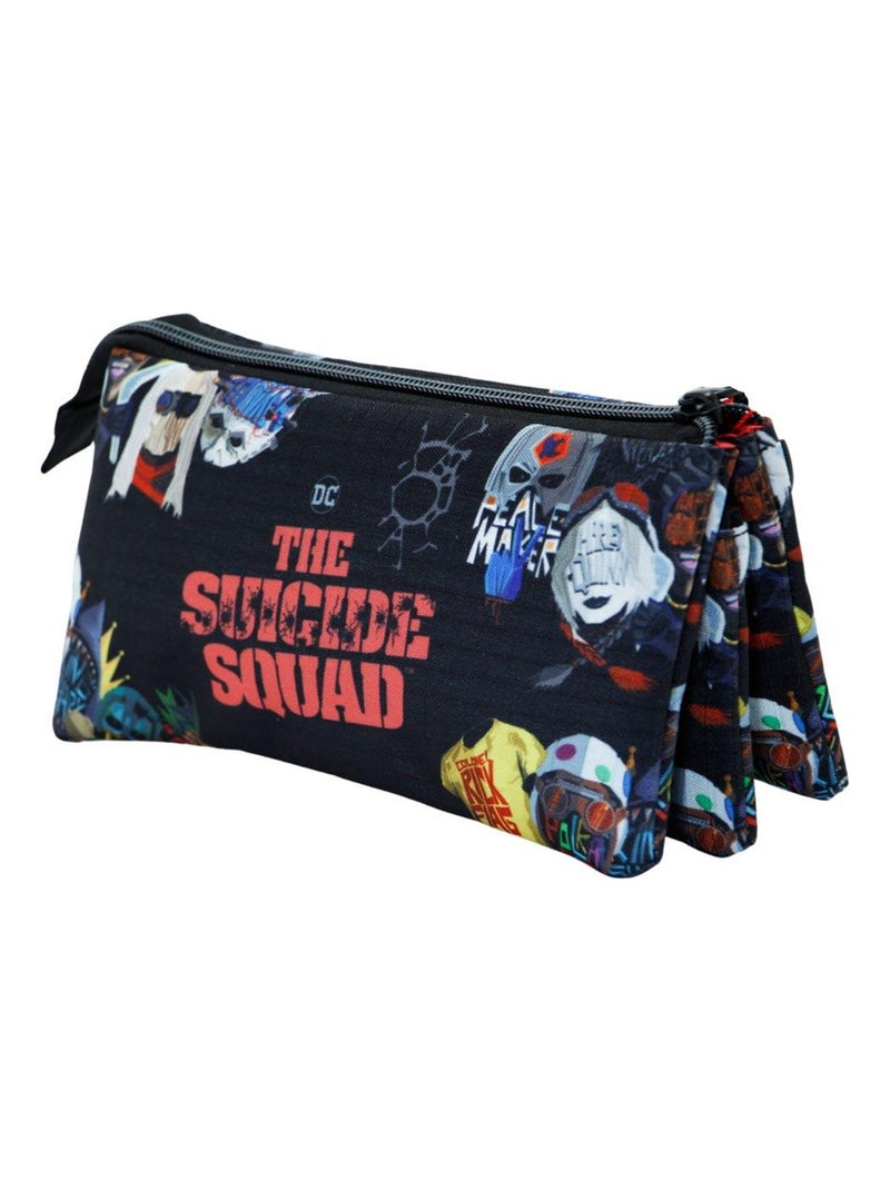 DC Comics Suicide Squad Taskforce Trousse Triple HS, Noir Noir - Kiabi