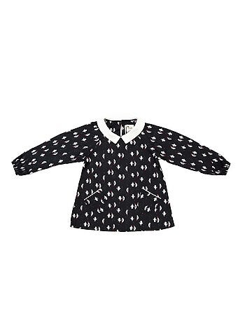 de Noël Blouse col claudine & jupe plissée - 'LA FAUTE A VOLTAIRE'