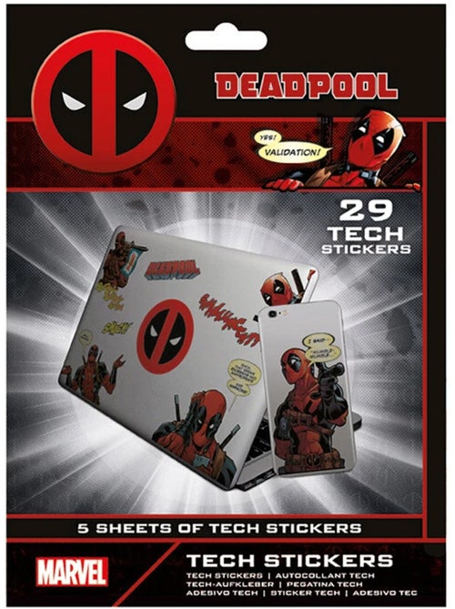 Deadpool - Autocollants (Deadpool) - Kiabi