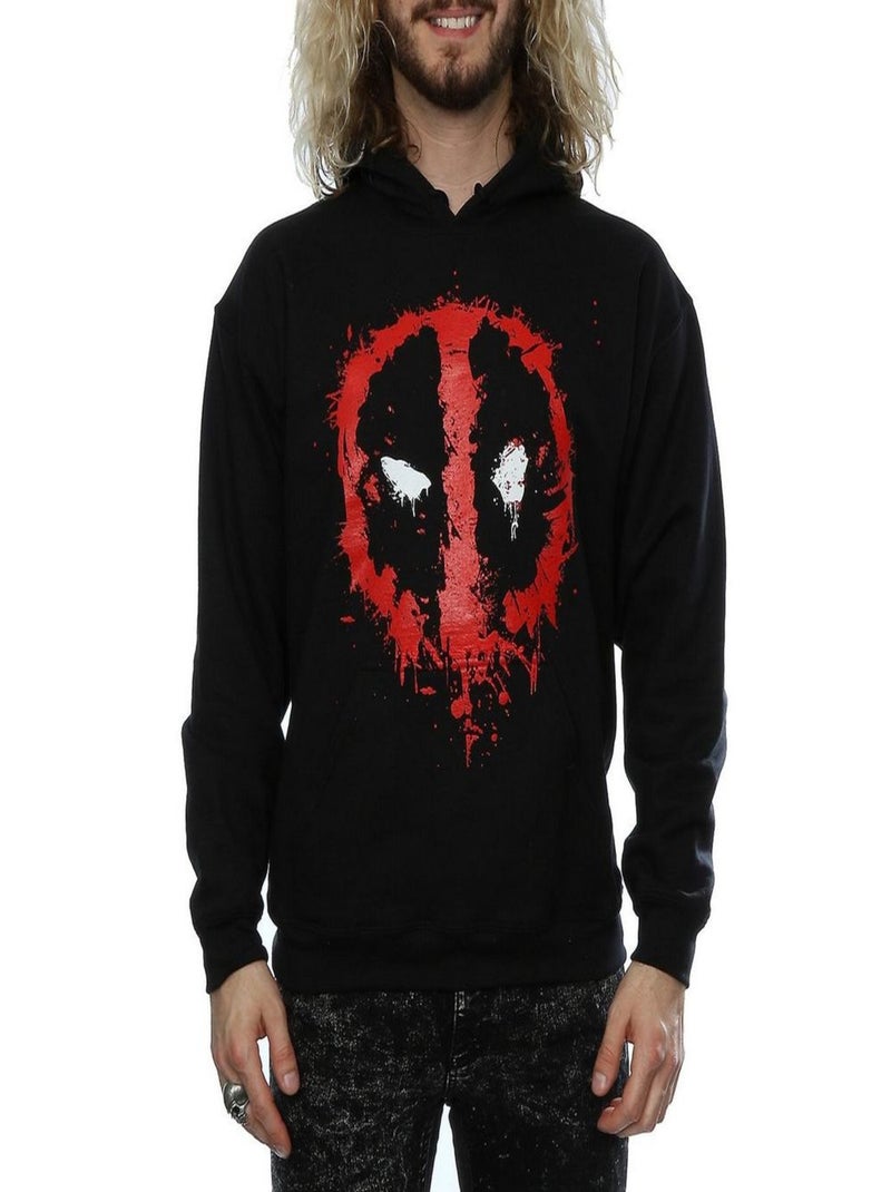 Deadpool - Sweat à capuche Noir - Kiabi