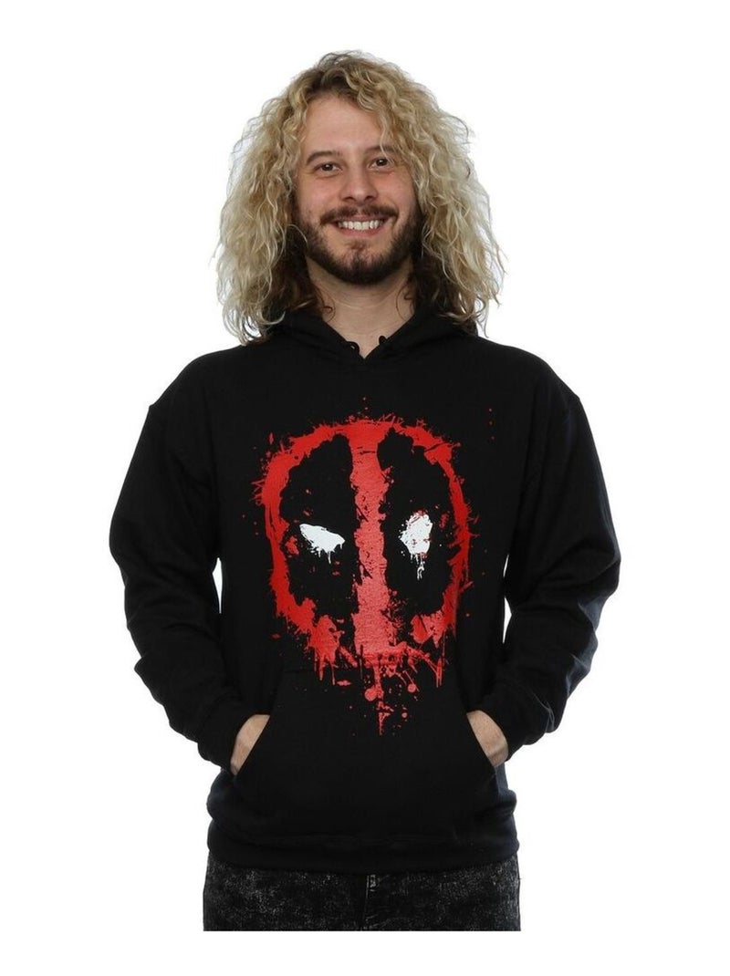 Deadpool - Sweat à capuche Noir - Kiabi