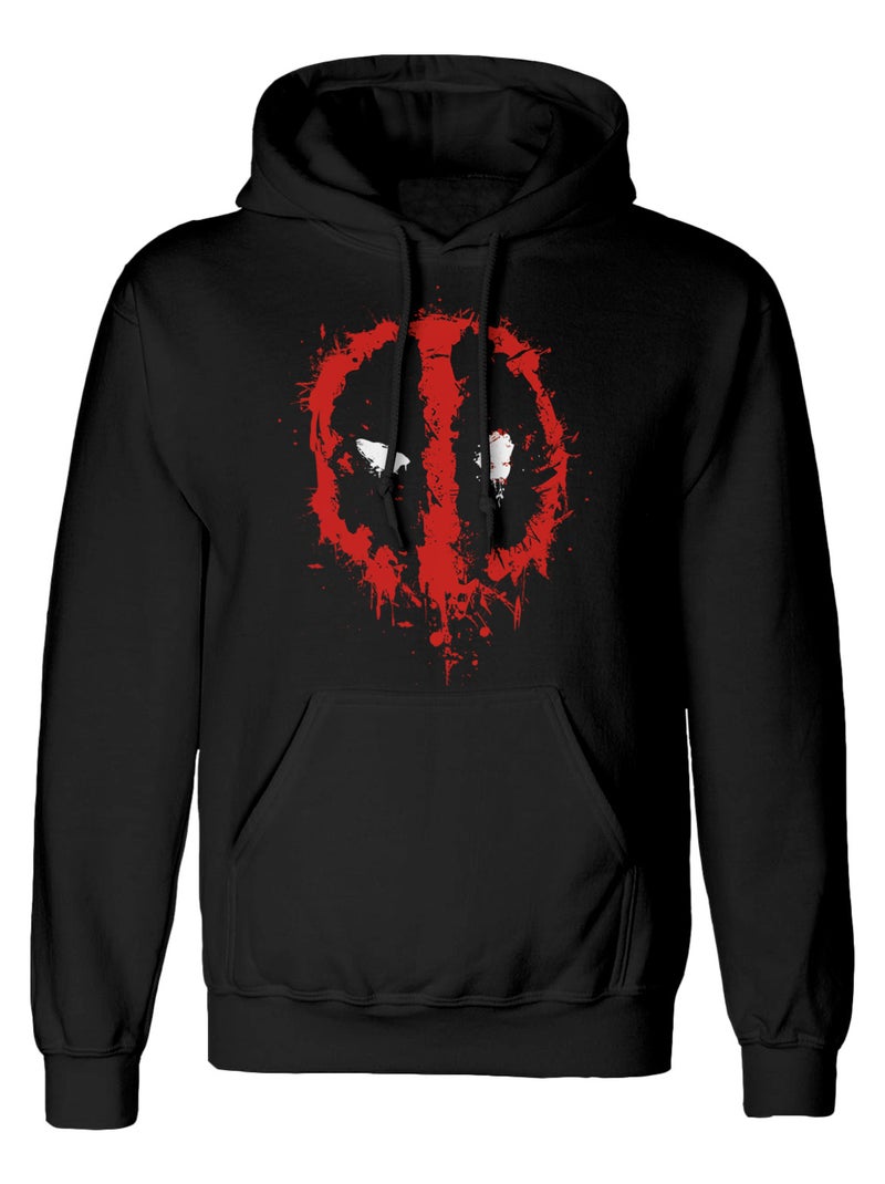 Deadpool - Sweat à capuche Noir Rouge - Kiabi