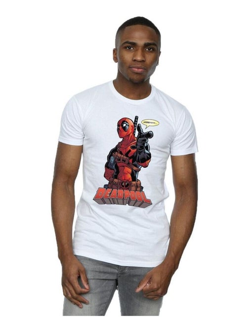 Deadpool - T-shirt HEY YOU - Kiabi