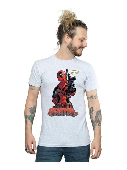 Deadpool - T-shirt HEY YOU - Kiabi
